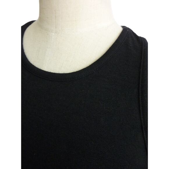 Banana Republic Black Tank Top Side Slit Size S - Picture 4 of 6